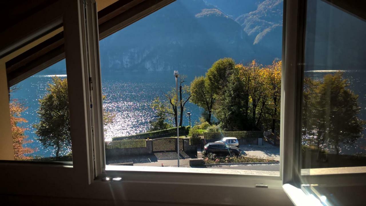 La Meridiana Sul Lago Abbadia Lariana Exteriör bild